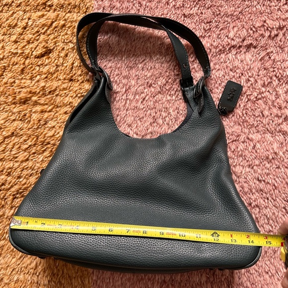 Coach dark green Leather Handbag - Picture 8 of 9